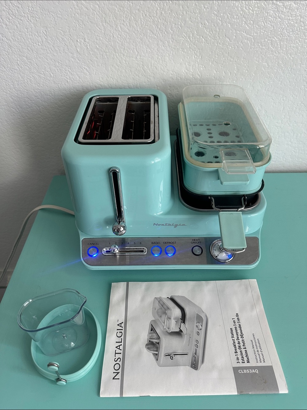 Nostalgia Classic Retro 3-in-1 Breakfast Station used, great condition. - Picture 10 of 17